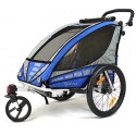 QERIDOO SPORTREX1 aluminijska prikolica za bicikl/kolica - 2U1 - sa amortizerima (za 1 dijete)