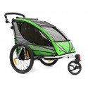 QERIDOO SPORTREX2 aluminijska prikolica za bicikl/kolica - 2U1 - sa amortizerima (za 1 ili 2 djece)