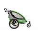 QERIDOO SPORTREX2 aluminijska prikolica za bicikl/kolica - 2U1 - sa amortizerima (za 2 djece)