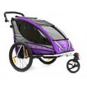 QERIDOO SPORTREX2 aluminijska prikolica za bicikl/kolica - 2U1 - sa amortizerima (za 1 ili 2 djece)