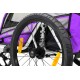QERIDOO SPORTREX2 aluminijska prikolica za bicikl/kolica - 2U1 - sa amortizerima (za 2 djece)