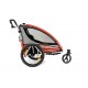 QERIDOO SPORTREX2 aluminijska prikolica za bicikl/kolica - 2U1 - sa amortizerima (za 2 djece)