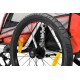 QERIDOO SPORTREX2 aluminijska prikolica za bicikl/kolica - 2U1 - sa amortizerima (za 2 djece)