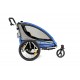 QERIDOO SPORTREX2 aluminijska prikolica za bicikl/kolica - 2U1 - sa amortizerima (za 2 djece)