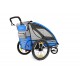QERIDOO SPORTREX2 aluminijska prikolica za bicikl/kolica - 2U1 - sa amortizerima (za 2 djece)