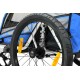 QERIDOO SPORTREX2 aluminijska prikolica za bicikl/kolica - 2U1 - sa amortizerima (za 2 djece)