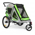 QERIDOO SPEEDKID2 aluminijska prikolica za bicikl/kolica - 2U1 - sa amortizerima (za 1 ili 2 djece)