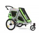 QERIDOO SPEEDKID2 aluminijska prikolica za bicikl/kolica - 2U1 - sa amortizerima (za 1 ili 2 djece)