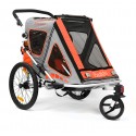 QERIDOO SPEEDKID2 aluminijska prikolica za bicikl/kolica - 2U1 - sa amortizerima (za 1 ili 2 djece)