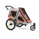 QERIDOO SPEEDKID2 aluminijska prikolica za bicikl/kolica - 2U1 - sa amortizerima (za 1 ili 2 djece)