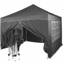 EASY UP Paviljon - šator sive/antracit boje 3 X 3 m