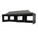 ALUMINIJSKI EASY UP paviljon - šator šampanj crne 3 X 9 m