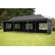 ALUMINIJSKI EASY UP paviljon - šator šampanj crne 3 X 9 m