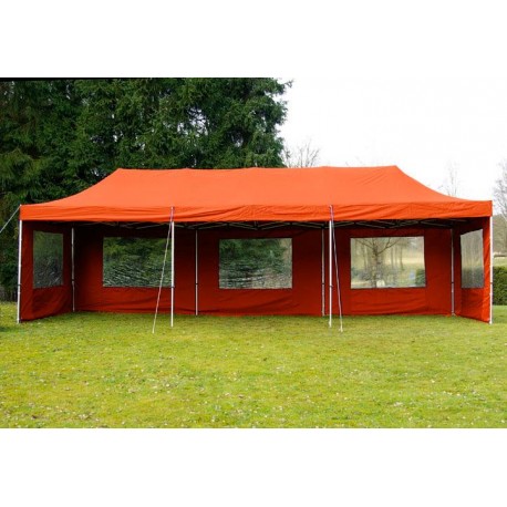 ALUMINIJSKI EASY UP paviljon - šator šampanj narančaste 3 X 9 m
