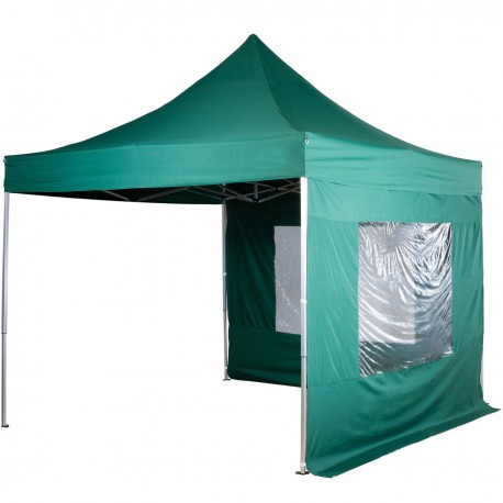 PROFESIONALNI EASY UP aluminijski paviljon - šator zelene boje 3 X 3 m