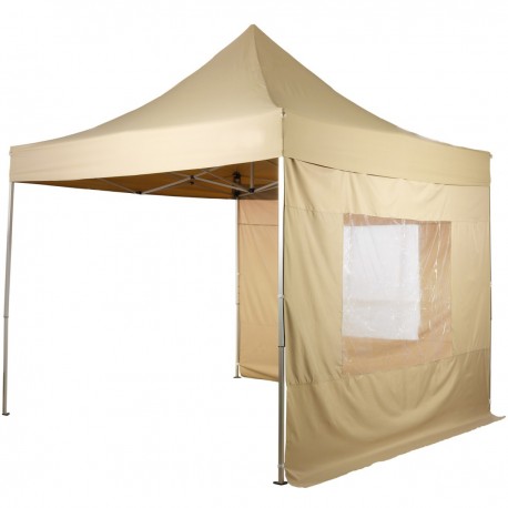 PROFESIONALNI EASY UP aluminijski paviljon - šator bež boje 3 X 3 m
