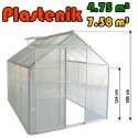 Plastenik 190 X 250 cm - 4.75m2 - 7.58m3