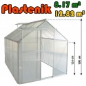 Plastenik 190 X 430 cm - 8.17m2 - 12.82m3