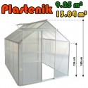 Plastenik 250 X 370 cm - 9.25m2 - 13.84m3