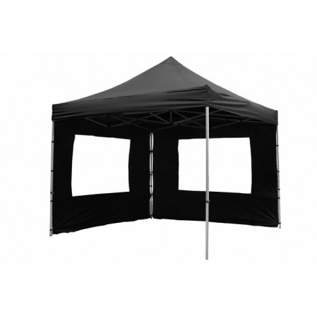 PROFESIONALNI EASY UP aluminijski paviljon - šator crne boje 3 X 3 m